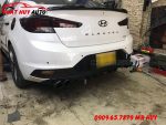 Độ bầu pô nổ on/off Akrapovic xe Elantra