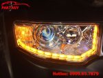 Độ Bi Led Wolf Light xe Mitsubishi Pajero 2016