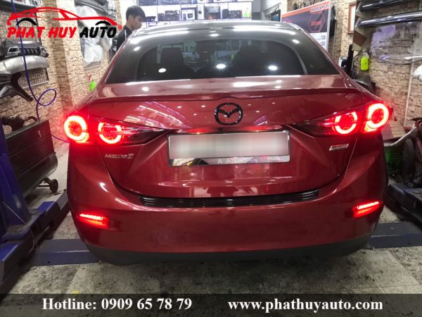 Độ cụm đèn hậu Mazda 3 2017