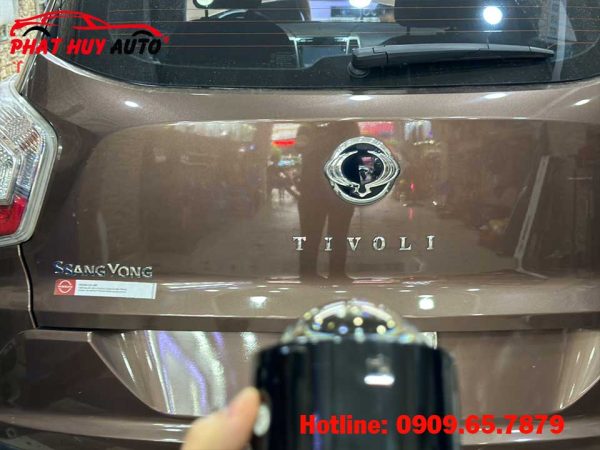 Độ đèn bi led xe Ssangyong Tivoli