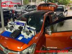 Độ Loa Sub Alpine xe Toyota Wigo