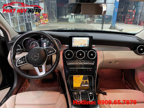 Lắp Android Box xe Mercedes C180