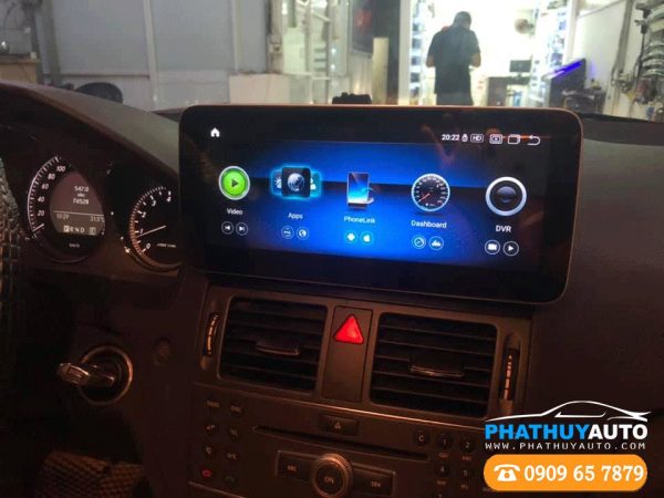 Màn hình android xe Mercedes C300