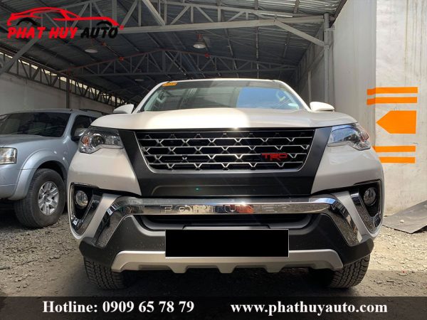 Ốp cản trước sau Fortuner 2019