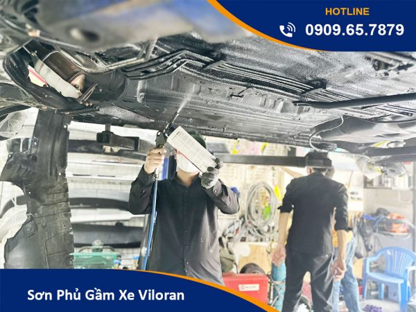 Sơn phủ gầm xe Volkswagen Viloran