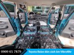 Toyota Raize dán cách âm Vibrofiltr